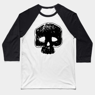 Human skull Baseball T-Shirt